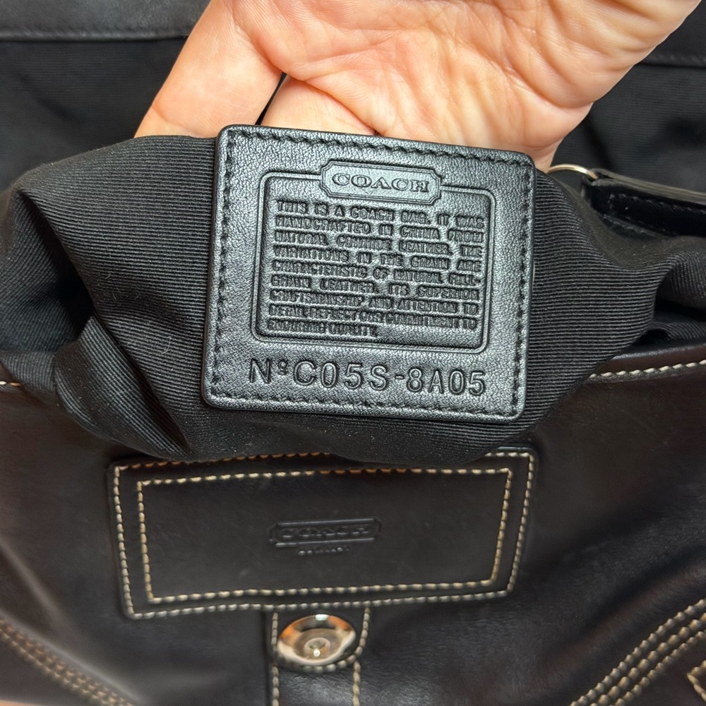 Coach Y2K SoHo Black Leather Shoulder Bag - Picture 10 of 12